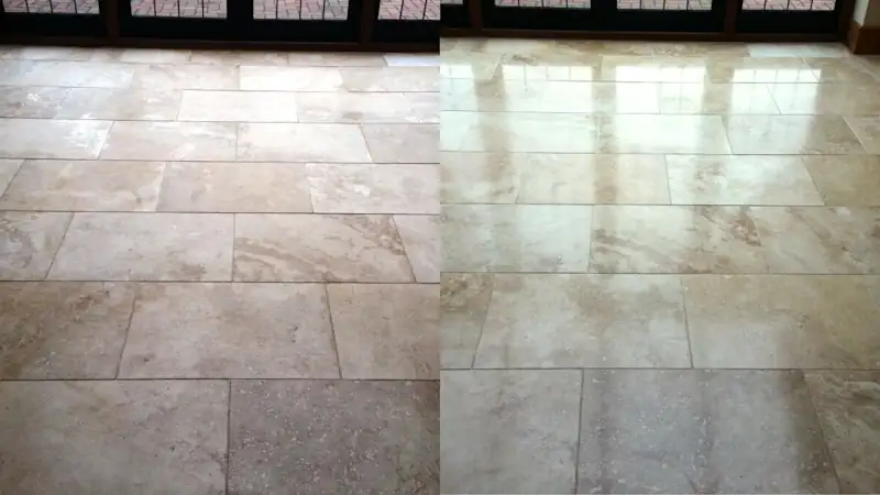 Tile sealing - before and after pics
